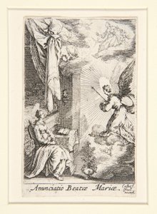 Die Verkündigung, Nr. 5 aus Das Leben der Jungfrau von Jacques Callot