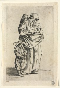 Die Bettler: Eine Mutter und ihre drei Kinder, um 1623