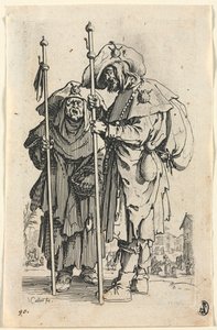 Die Bettler: Die zwei Pilger, um 1623
