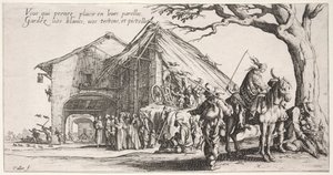 Die Bohemians: Der Rastplatz: Die Wahrsagerin von Jacques Callot