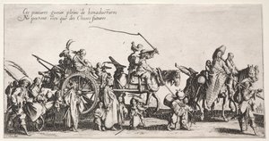 Die Bohemiens, ca. 1621-1625 von Jacques Callot