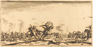 Der Kavalleriekampf mit Pistolen, ca. 1632-1634
