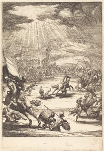 Die Bekehrung des heiligen Paulus von Jacques Callot