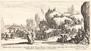 Die Überquerung des Roten Meeres von Jacques Callot