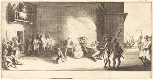 Die Krönung mit Dornen von Jacques Callot
