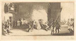 Die Krönung mit Dornen von Jacques Callot