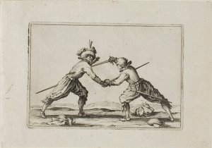 Das Duell mit Schwertern, aus Die Caprices