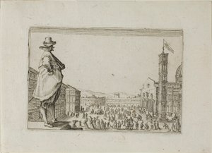 Der Dom in Florenz, aus Die Launen von Jacques Callot