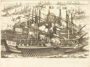 Die erste Seeschlacht von Jacques Callot