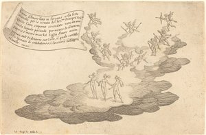 Das Floß der Liebe von Jacques Callot