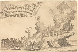 Das Floß des Berges Parnassus von Jacques Callot