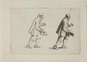 Der grußende Bauer, aus Die Caprices von Jacques Callot