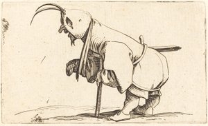 Der verhüllte Krüppel von Jacques Callot