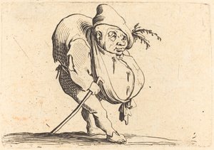 Der Bucklige mit einem Stock, ca. 1622