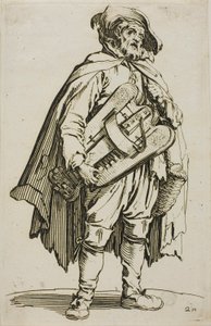 Der Leierkastenmann, Platte zwei aus Die Bettler von Jacques Callot