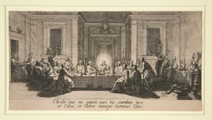 Das letzte Abendmahl von Jacques Callot