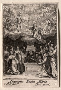 Das Leben der Jungfrau Maria: Die Himmelfahrt der Jungfrau Maria von Jacques Callot