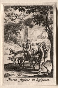 Das Leben der Jungfrau: Die Flucht nach Ägypten von Jacques Callot