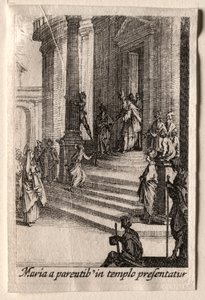 Das Leben der Jungfrau Maria: Die Darstellung der Jungfrau Maria im Tempel von Jacques Callot