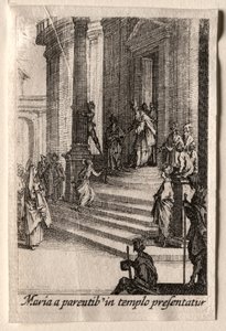Das Leben der Jungfrau: Die Darstellung der Jungfrau im Tempel von Jacques Callot