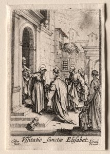 Das Leben der Jungfrau: Die Heimsuchung von Jacques Callot
