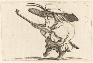 Der Lautenspieler von Jacques Callot