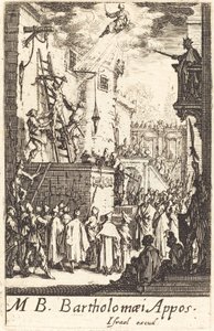 Das Martyrium des Heiligen Bartholomäus von Jacques Callot