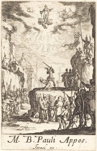 Das Martyrium des heiligen Paulus, ca. 1634-1635 von Jacques Callot
