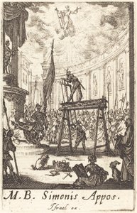 Das Martyrium des Heiligen Simon von Jacques Callot