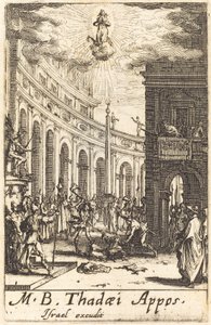Das Martyrium des Heiligen Thaddäus von Jacques Callot