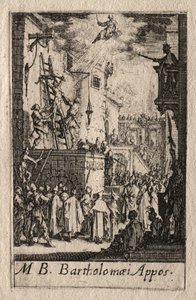Das Martyrium der Apostel: St. Bartholomäus von Jacques Callot