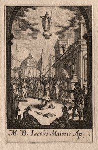 Das Martyrium der Apostel: St. Jakobus der Ältere von Jacques Callot