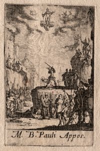 Das Martyrium der Apostel: St. Paul von Jacques Callot