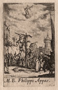 Das Martyrium der Apostel: St. Philippus von Jacques Callot