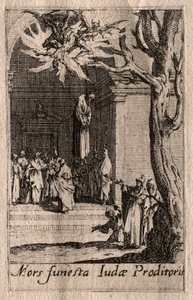 Das Martyrium der Apostel: Der Tod des Judas von Jacques Callot