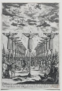 Die Märtyrer von Japan, 17. Jahrhundert von Jacques Callot