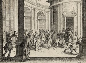 Die Händler aus dem Tempel vertrieben, 1635