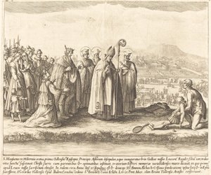 Das Wunder des Heiligen Mansuy von Jacques Callot