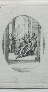 Die Geheimnisse der Passion: Christus mit Dornen gekrönt von Jacques Callot