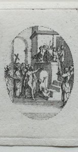 Die Geheimnisse der Passion: Christus dem Volk präsentiert von Jacques Callot