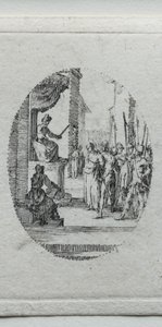 Die Geheimnisse der Passion: Christus vor Pilatus von Jacques Callot