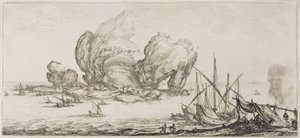 Die Seeschlacht, aus Verschiedenen Szenen in Florenz
