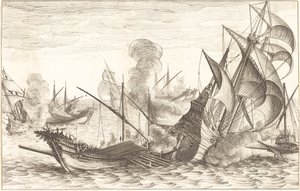 Die zweite Seeschlacht von Jacques Callot