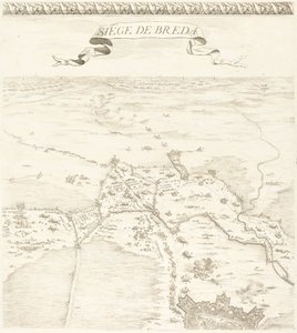 Die Belagerung von Breda [Tafel 2 von 6] von Jacques Callot
