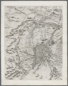 Die Belagerung von La Rochelle: Platte 6 von Jacques Callot