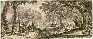 Die Hirschjagd von Jacques Callot