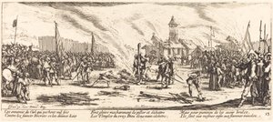 Der Pfahl, um 1633 von Jacques Callot
