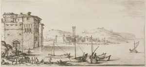Der Narr oder Scapin, aus Drei italienische Komödianten von Jacques Callot