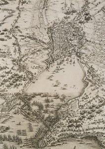 Die Belagerung von La Rochelle von Jacques Callot