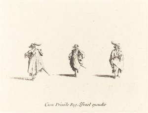 Drei Herren von Jacques Callot